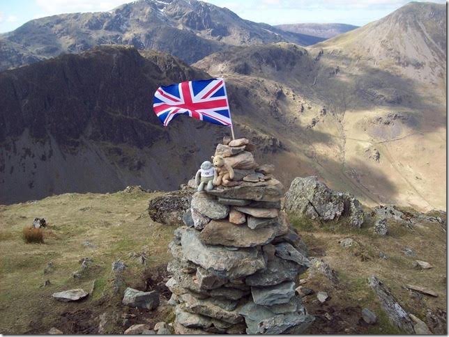 At summit of Fleewith Pike